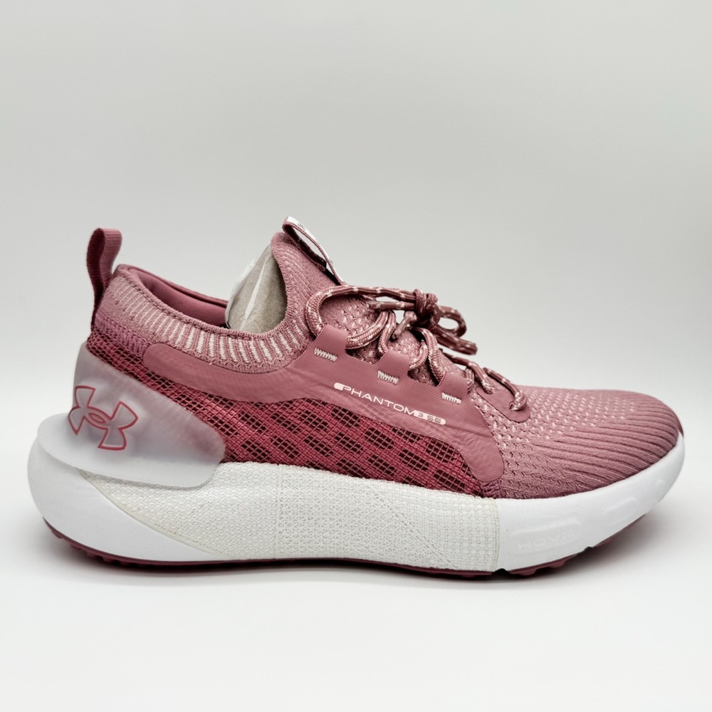 NWT Under Armour HOVR Phantom SE 3 in Pink & White Women’s Size 8.5 - Picture 4 of 16